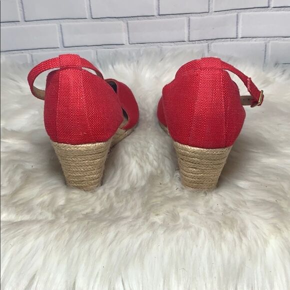 Nine West Red ChickFlick Fabric Espadrille… - Picture 3 of 6
